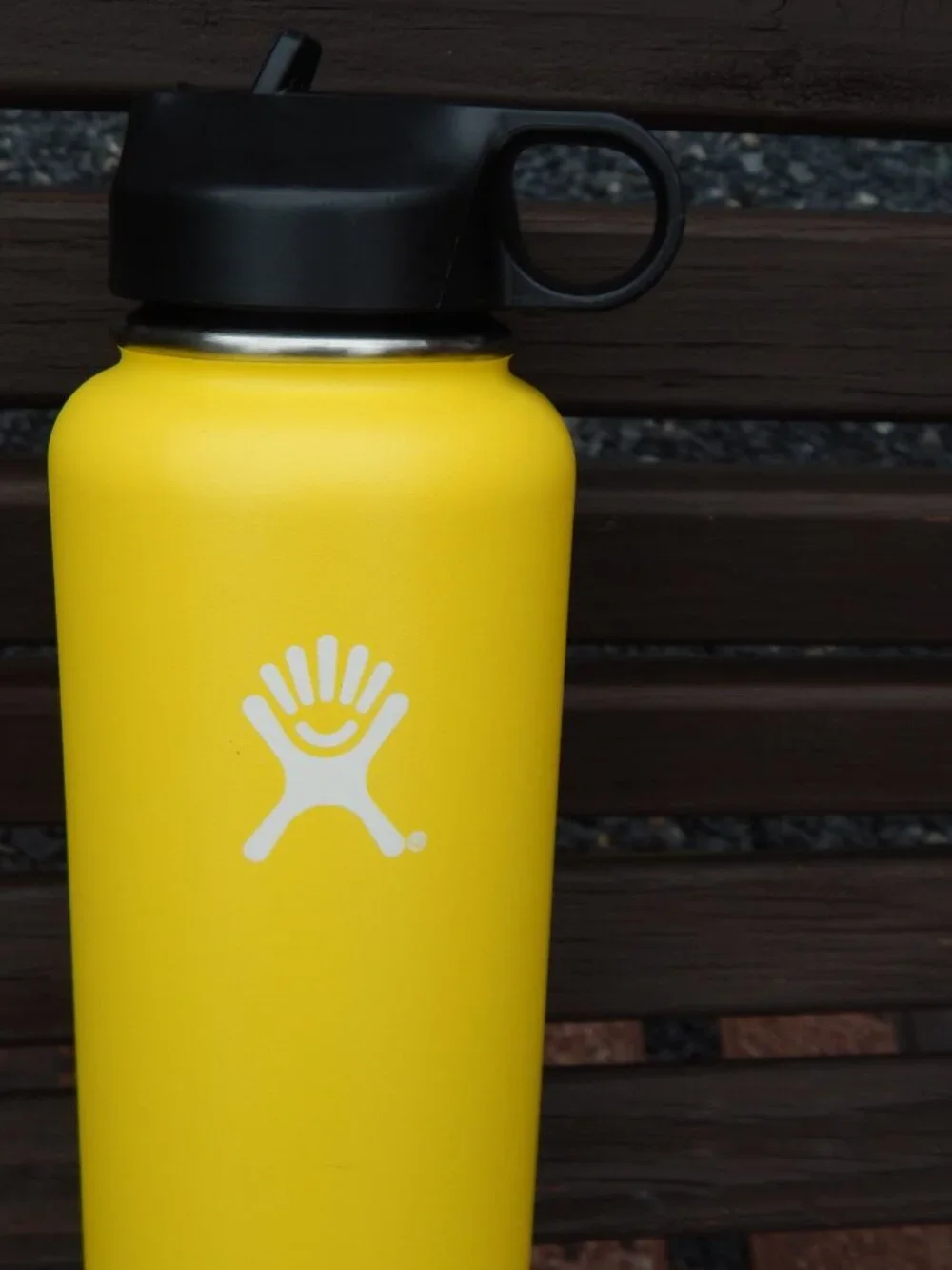 Hydro Flask 40oz Wide Mouth Flex Straw Bottle - YELLOW